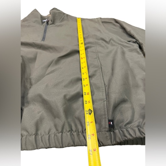 Grand Slam Golf Jacket Size XL Olive Convertible 2in1 Zip Off Half Zip Pullover - Picture 6 of 12